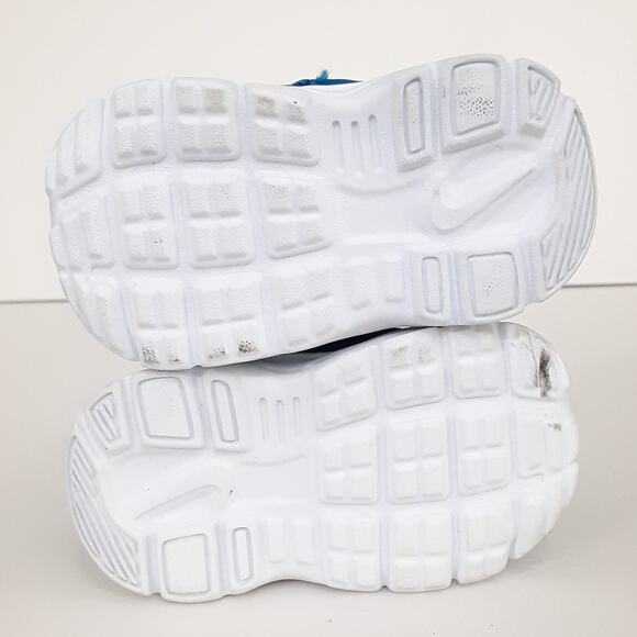 Nike Dual Fusion Lite Toddler 2C Running Shoes Blue Mesh Sneakers Athleisure - Picture 6 of 7